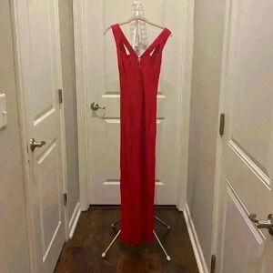 Gunne Sax Jessica McClintock Floor Length Red Dress Sz11/12
